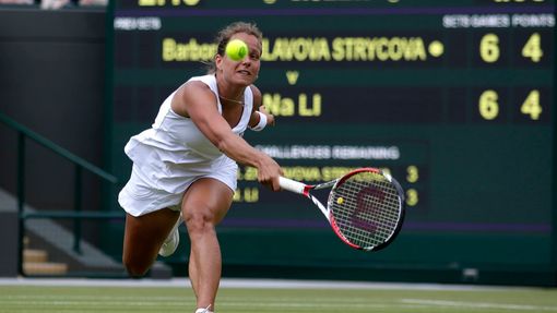 Barbora záhlavová-Strýcová na Wimbledonu 2014