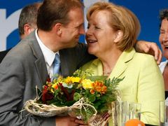 Dieter Althaus a Angela Merkelová.