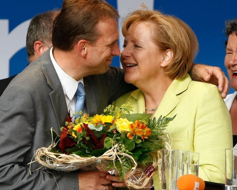 Dieter Althaus a Angela Merkelová