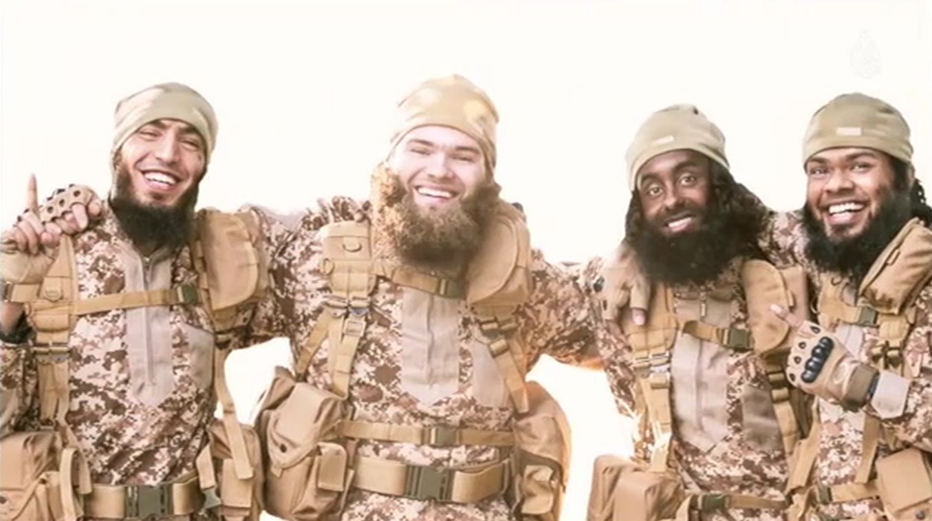 Příslušníci takzvaného Islámského státu na propagandistickém videu