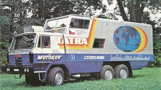 V roce 1987 vyjel tento speciál Tatra na cestu kolem světa. Příští rok na něj naváže další.