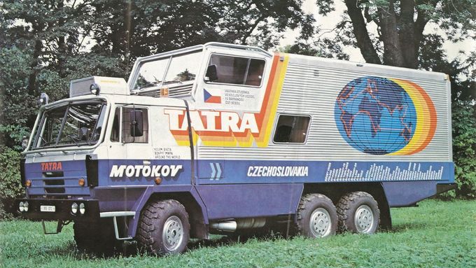 V roce 1987 vyjel tento speciál Tatra na cestu kolem světa. Příští rok na něj naváže další.