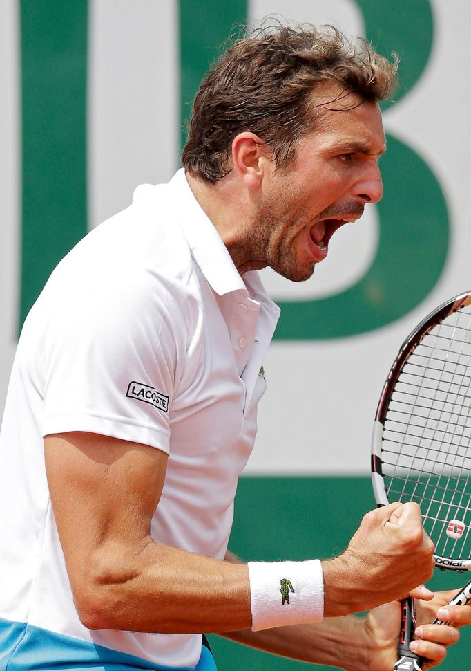 Francouz Julien Benneteau na French Open 2013