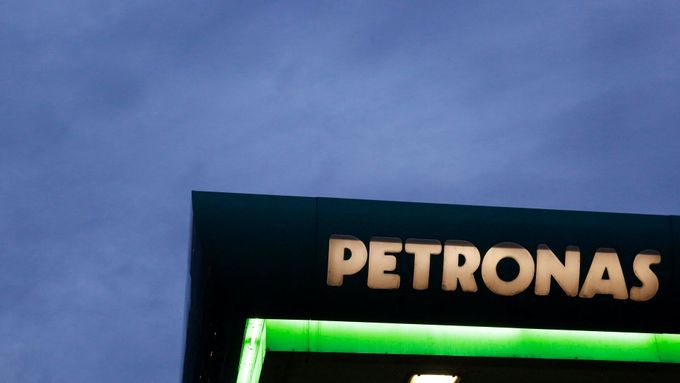 Logo ropné a plynárské skupiny Petronas.