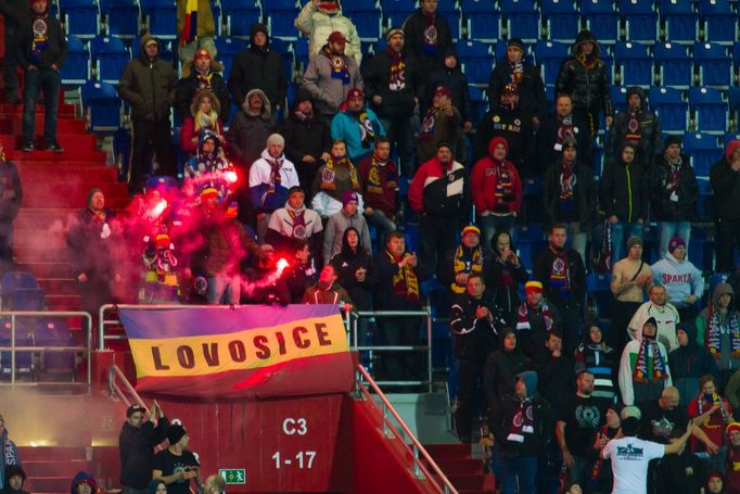 SL, Baník-Sparta: fanoušci Sparty