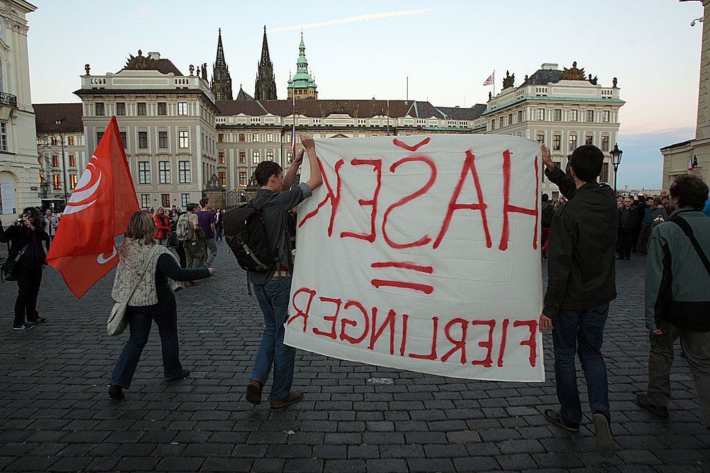 Bohuslav Sobotka na srazu svých příznivců