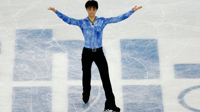Japonský mladík Juzura Hanju míří za zlatem z olympijských her.