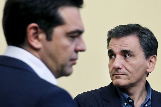 Nový řecký ministr financí Euklid Tsakalotos.