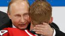 MS 2016 finále Kanada-Finsko: Vladimir Putin a Corey Perry