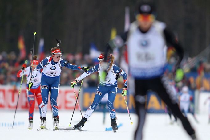 SP Ruhpolding 2018: štafeta Ž: Jessica Jislová a Markéta Davidová