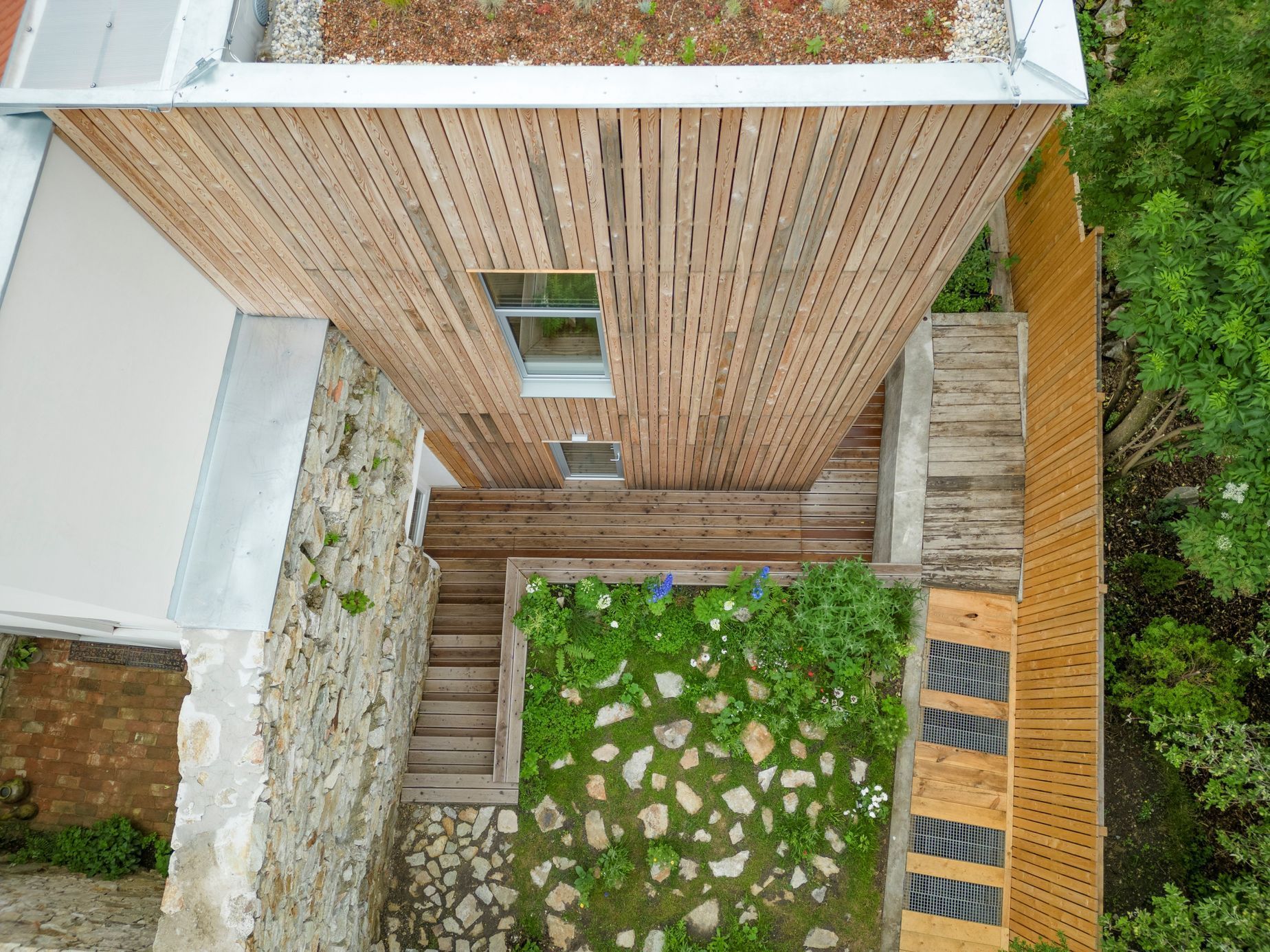 Modra, Slovensko, dům, rekonstrukce, dvojdomek