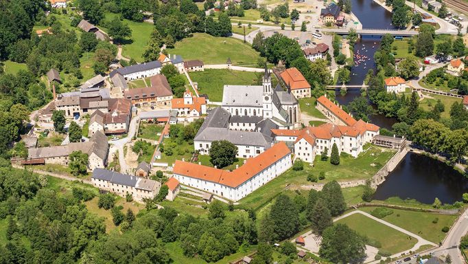 Letecké pohledy na Vltavu