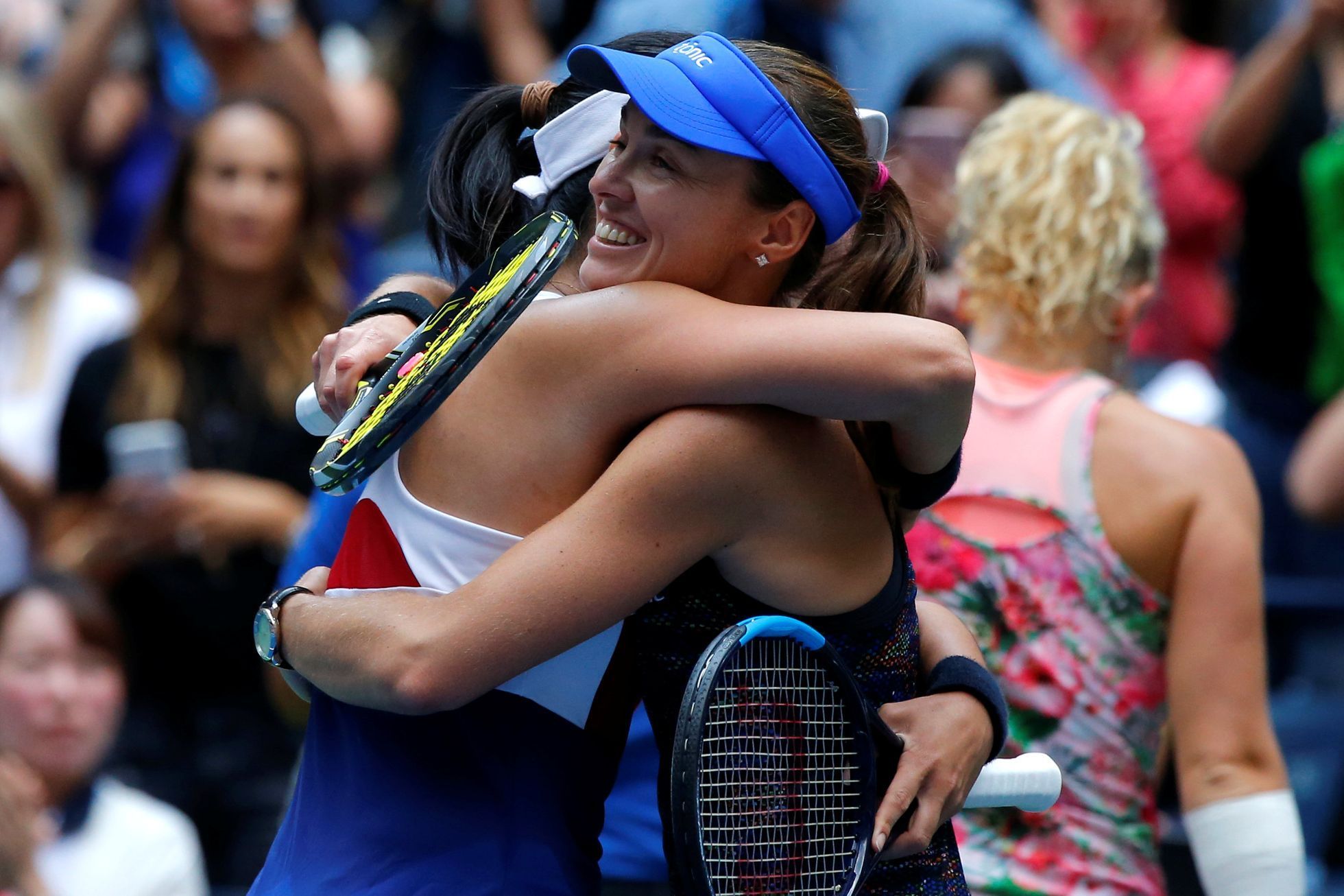 Martina Hingisová a Chan Yung-Jan na US Open 2017