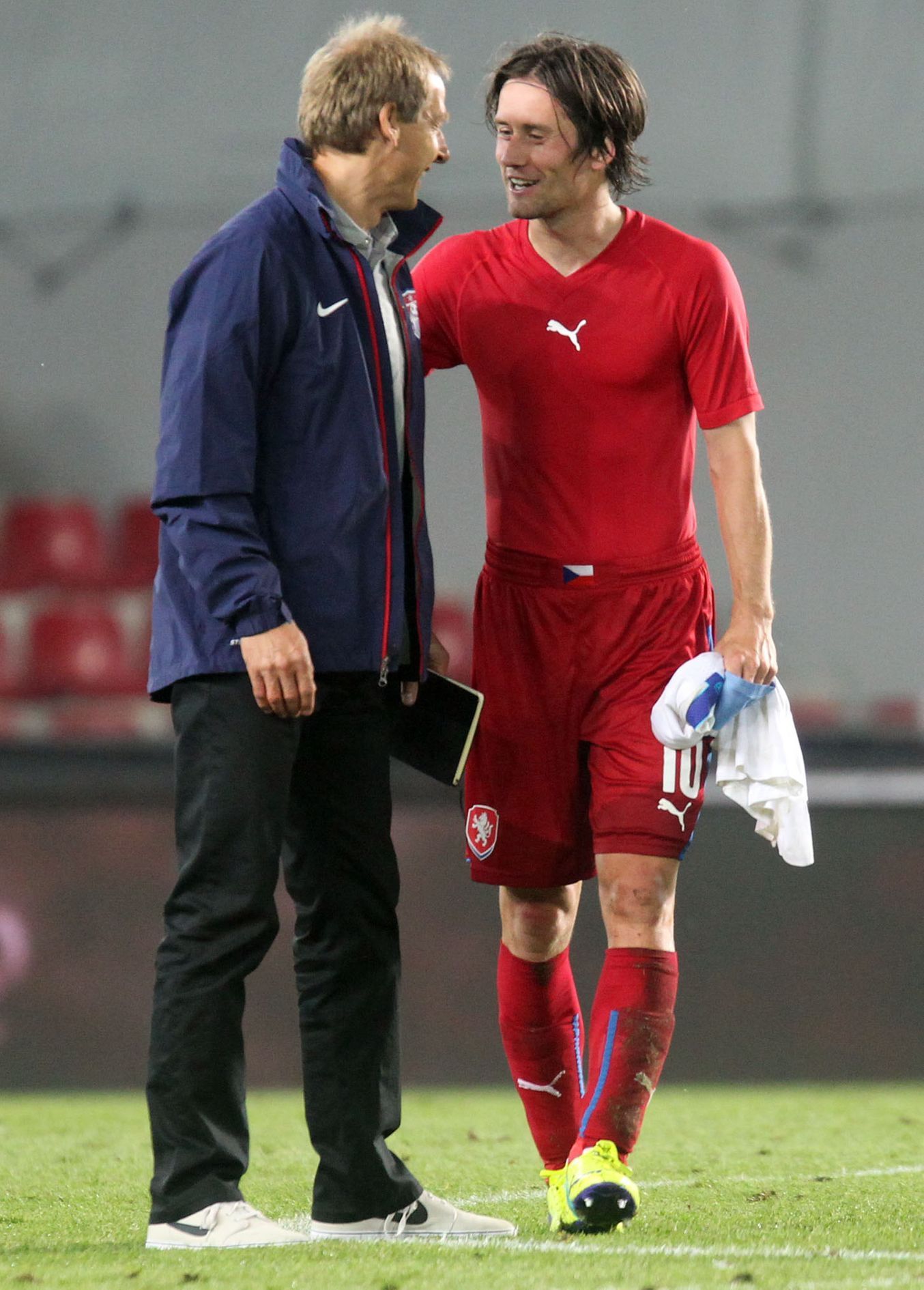 Česko - USA (2014): Jürgen Klinsmann a Tomáš Rosický