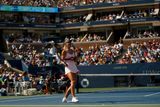Radost Marie Šarapovová v semifinále US Open.