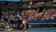 Radost Marie Šarapovová v semifinále US Open.