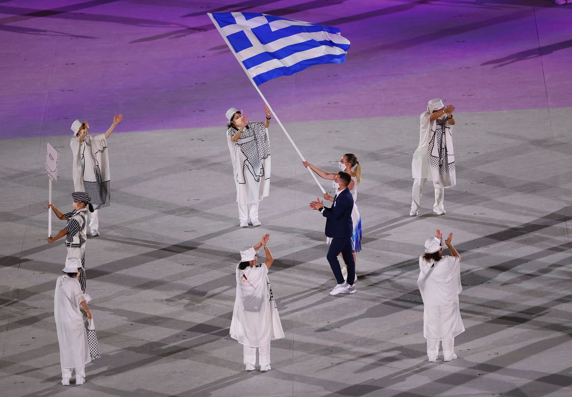 Slavnostní zahájení olympijských her v Tokiu 2020 (Řecko)