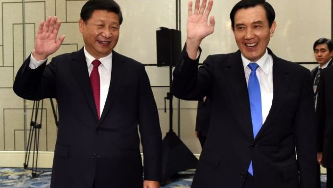 Prezidenti Číny a Tchaj-wanu.