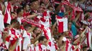 EL, Slavia-Levadia: fanoušci Slavie