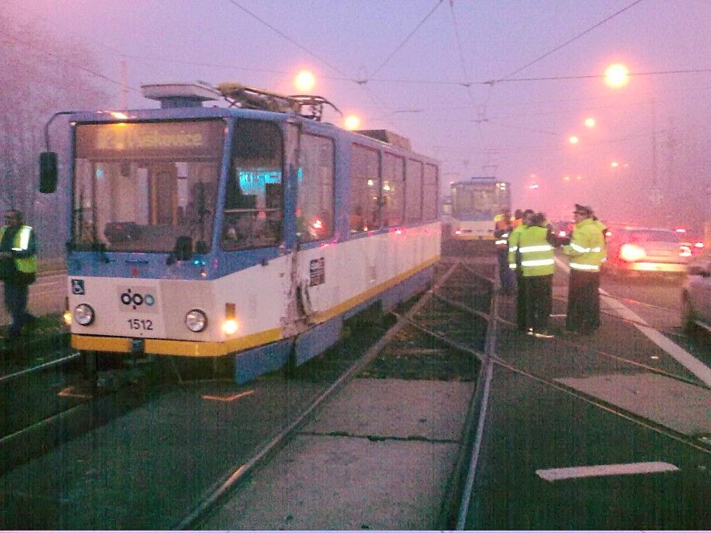 Nehoda tramvají - Ostrava