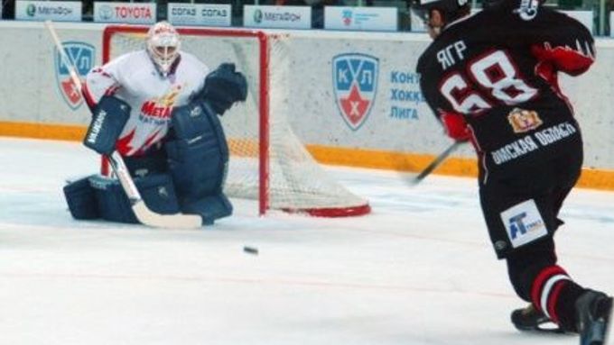 Jaromíra Jágra v čele střelců KHL dohnal krajan Pavel Brendl.