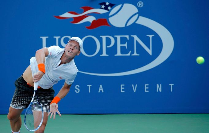 Tomáš Berdych na tenisovém US Open