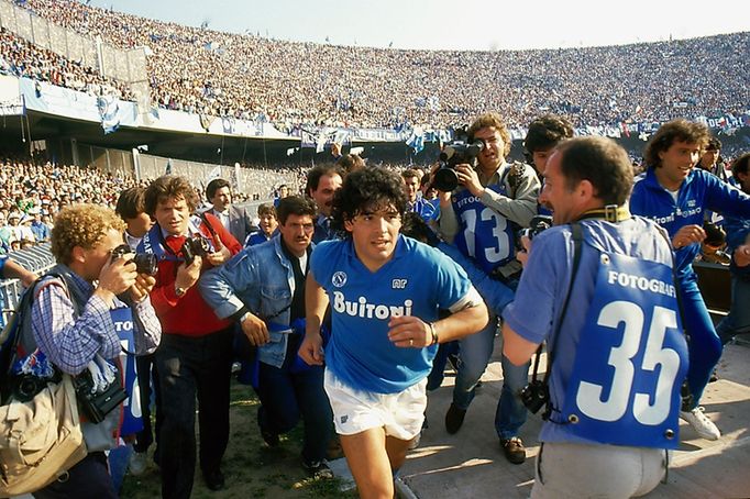 Maradona hrál za SSC Neapol v letech 1984 až 1991.