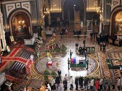V Chrámu Krista Spasitele měl nedávno pohřeb prezident Boris Jelcin.