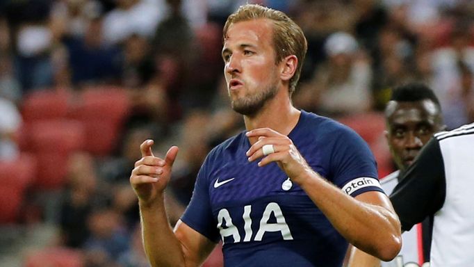 Soccer Football - International Champions Cup - Juventus v Tottenham Hotspur - Singapore National Stadium, Singapore - July 21, 2019  Tottenham's Harry Kane reacts  REUTE