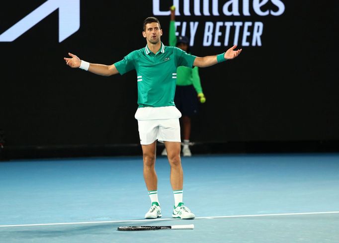 Australian Open 2021, 5. den (Novak Djokovič)