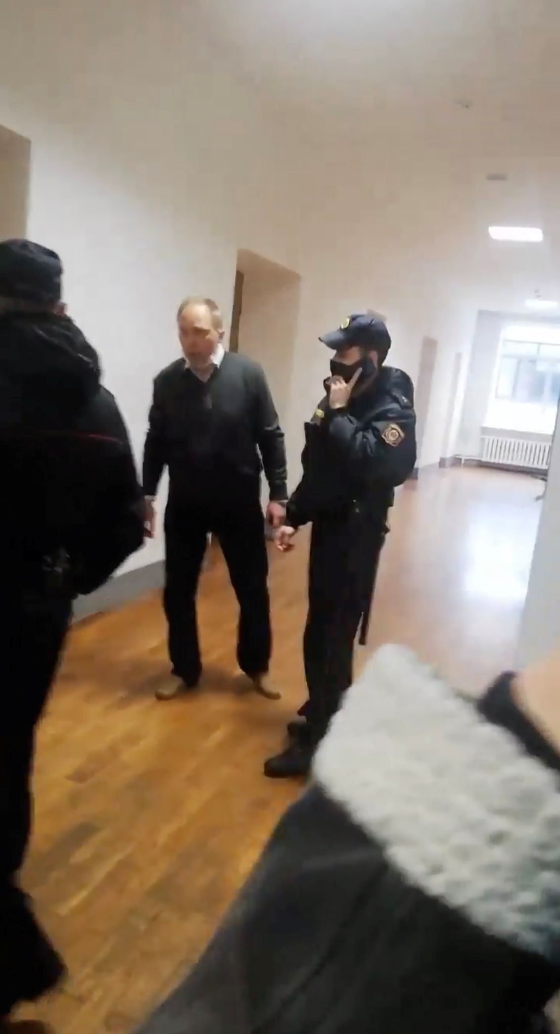 Univerzita Minsk - studenti - demonstrace