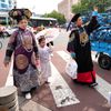 Čína, Národní den, Hong Kong, Mao Ce-tung, vojenská přehlídka, dovolené státní svátek, oslava, zlatý týden
