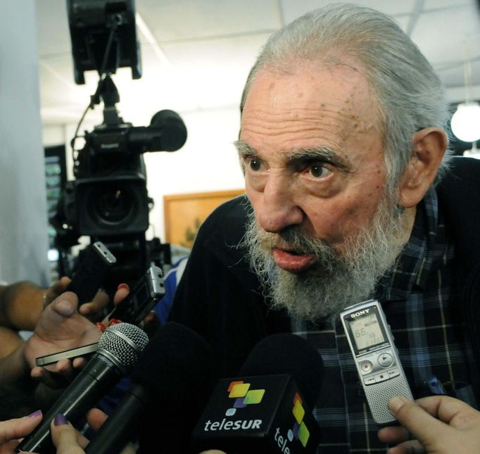 Fidel Castro přišel osobně odevzdat svůj hlas.