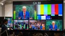 Prezident Donald Trump přednesl svůj projev na Valném shromáždění OSN v úterý odpoledne.