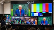 Donald Trump, OSN, New York, doprava, kolona