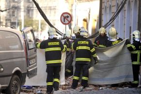 V Olomouci se zřítila část domu, zasypaná žena je mrtvá
