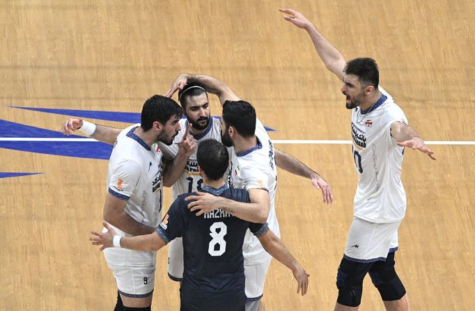 Radost íránských volejbalistů