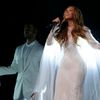 Beyonce performs &quot;Take My Hand&quot; at the 57th annual Grammy Awards in Los Angeles
