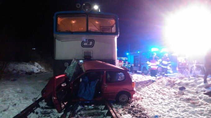 Nehoda se stala na přejezdu ve Vejprnicích na Plzeňsku.