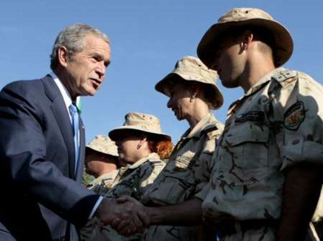 Bulharsko Bush vojáci