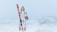 Březen. Snowboardistka a lyžařka Ester Ledecká - Krkonošský národní park