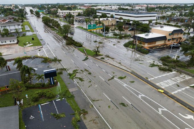 Hurikán Milton zasáhl americký stát Florida.