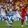 Utkání MS Německo vs. Ghana (Özil, Kroos, Asamoah)