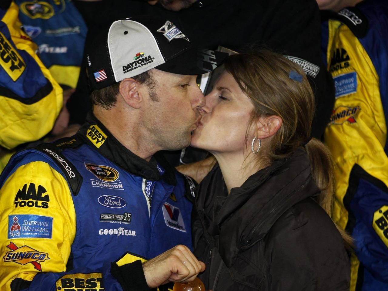 NASCAR Daytona 500: vítěz Matt Kenseth s manželkou Katie