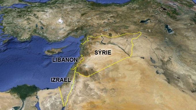 Grafika: Izrael a Sýrie na hraně velké války