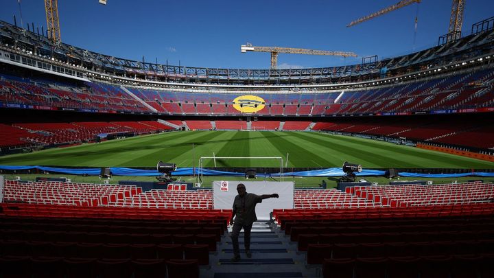 Vítejte na novém Camp Nou, tady se bude sprchovat Yamal. Barcelona otevírá stadion; Zdroj foto: Reuters