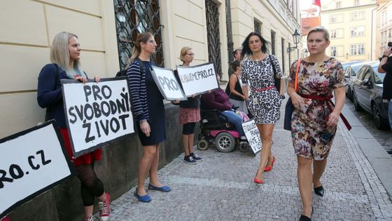 Foto: Potřebují asistenta i na právo demonstrovat. Sněmovna jedná o zvýšení příspěvku