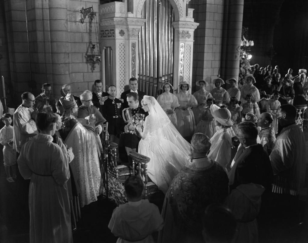 Svatba monackého knížete Rainiera a herečky Grace Kelly, Foto: Profimedia.cz