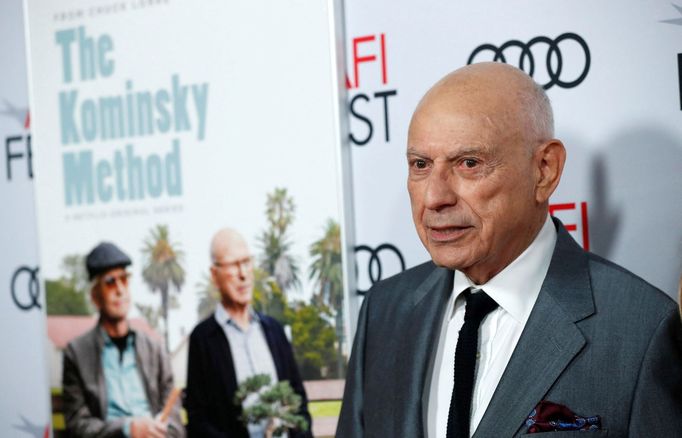 Alan Arkin v roce 2018 na premiéře seriálu Kominského metoda, kde ztvárnil Normana.