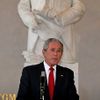 George Bush v Praze - tisková konference